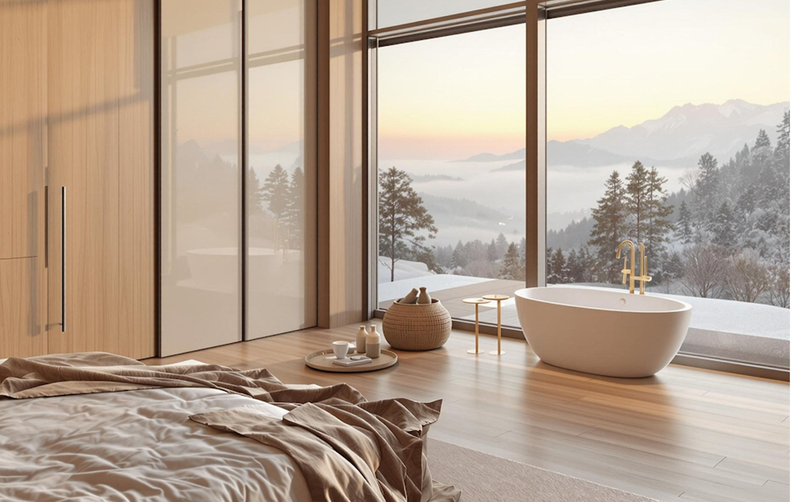 Minimalist Bedroom View 1