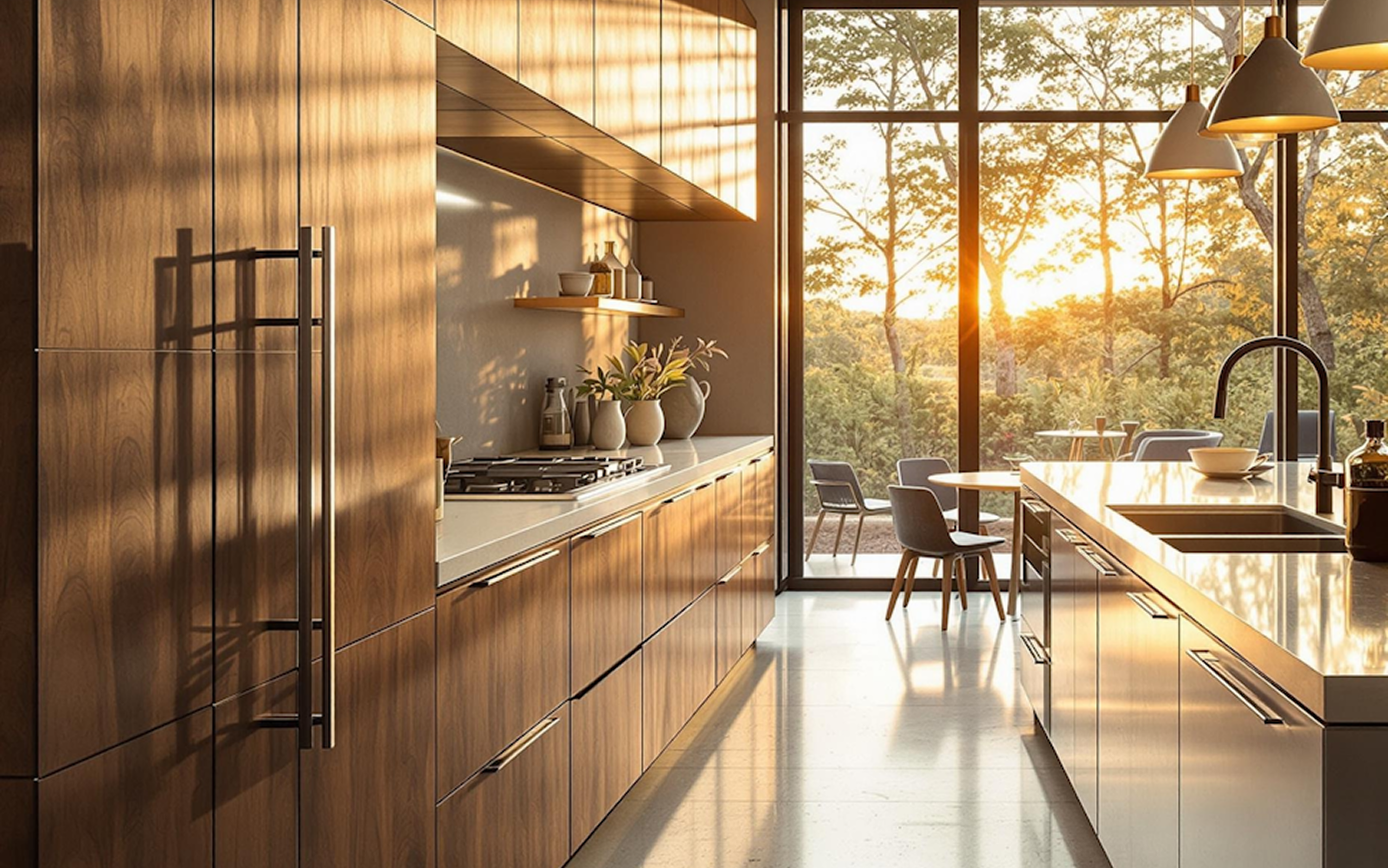 Modern Sunlit Kitchen 1